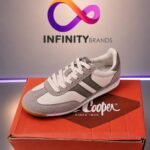 حذاء Lee Cooper حريمي أوف وايت ورمادي مقاس 37