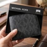 محفظة Michael Kors رجالي سوداء Slim Billfold في علبتها