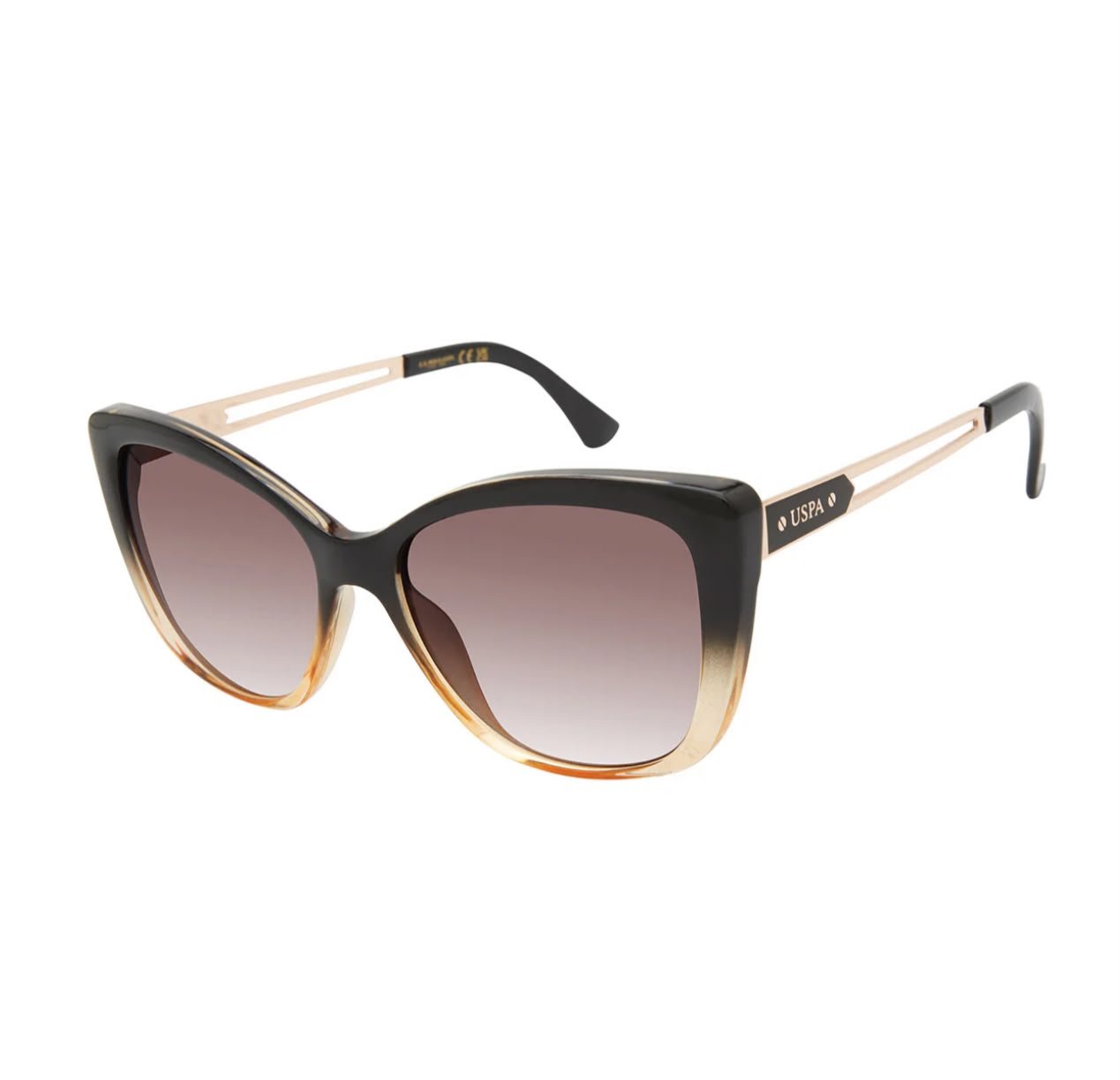 us-polo-assn-women-sunglasses-cat-eye-black-gradient نضارة شمس U.S. Polo Assn حريمي – موديل 4 – كات آي أسود متدرج