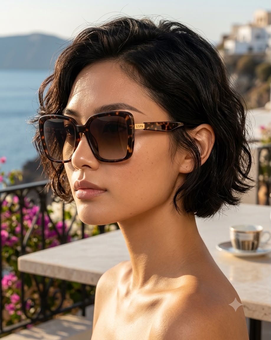 us-polo-assn-women-sunglasses-square-tortoise نضارة شمس U.S. Polo Assn حريمي – موديل 3 – مربعة هافان